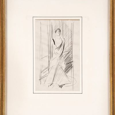 Studio di Figura Femminile in Ambiente