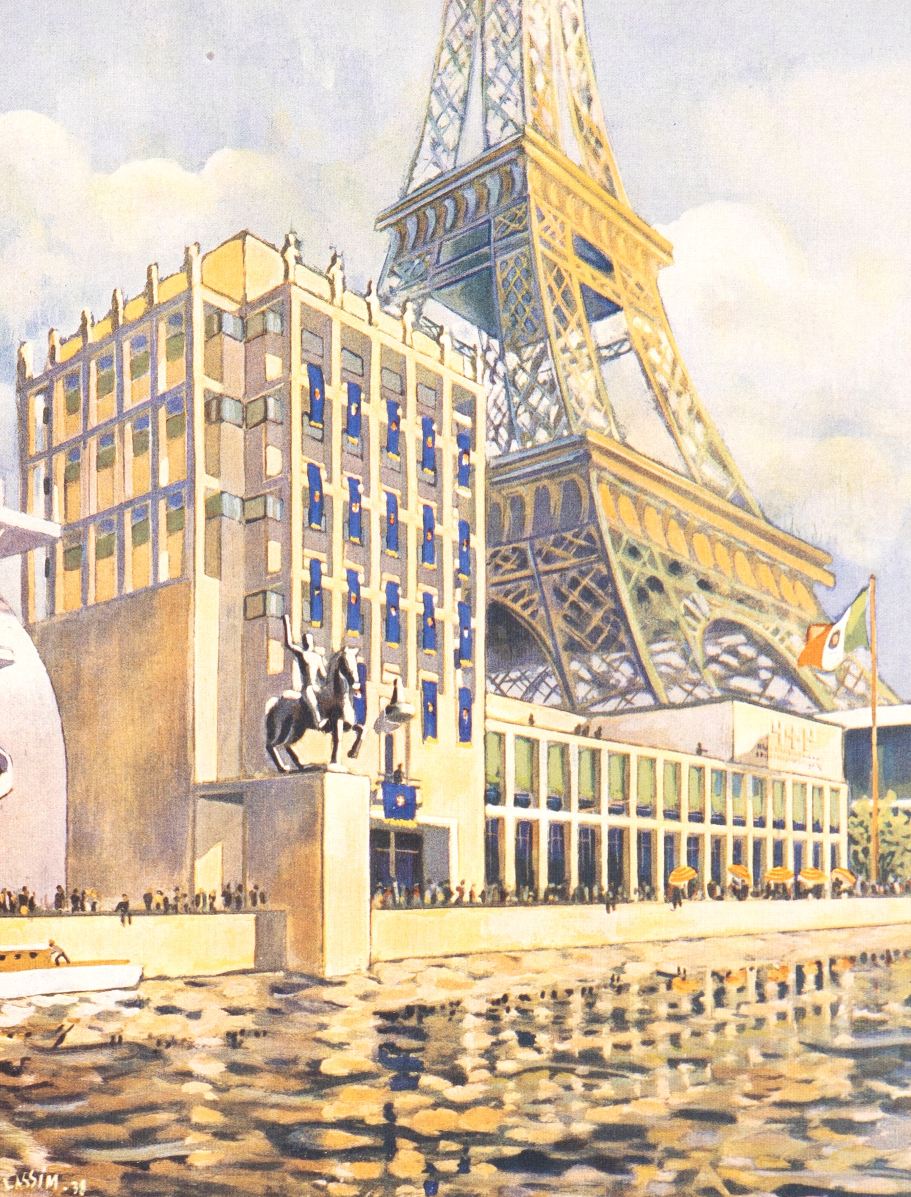 Il Padiglione Italiano Dell'esposizione a Parigi del 1937 Visto dalla Senna