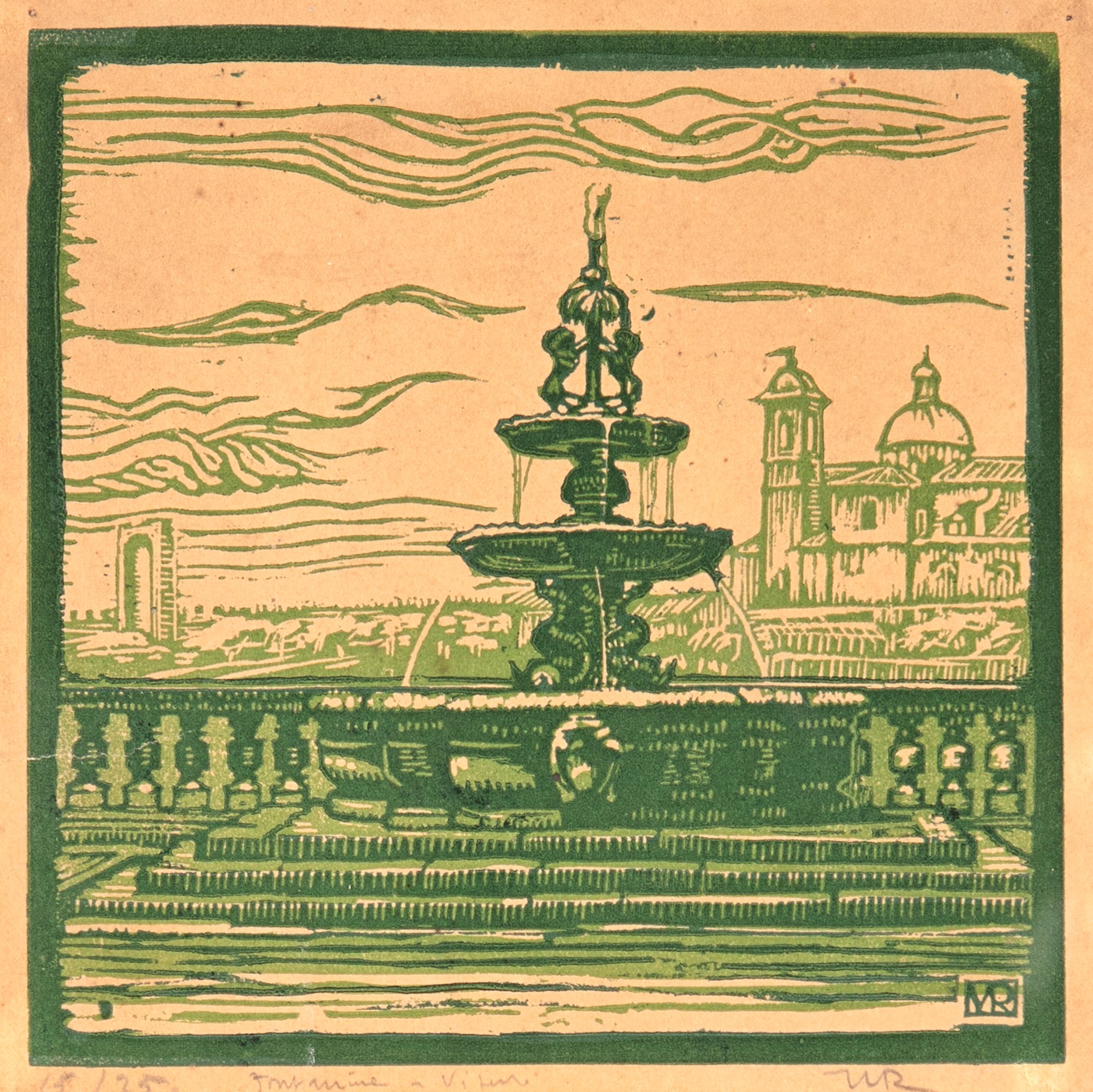 Fontanina a Viterbo (Fontana centrale nel cortile del Palazzo dei Priori)