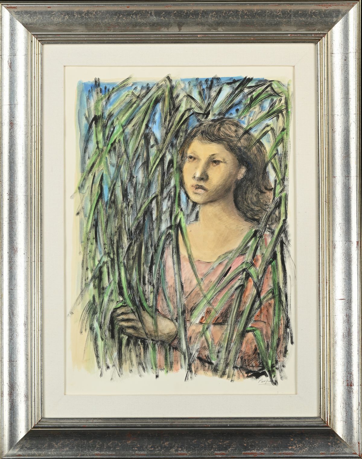 Domenico Purificato - Ritratto di Fanciulla