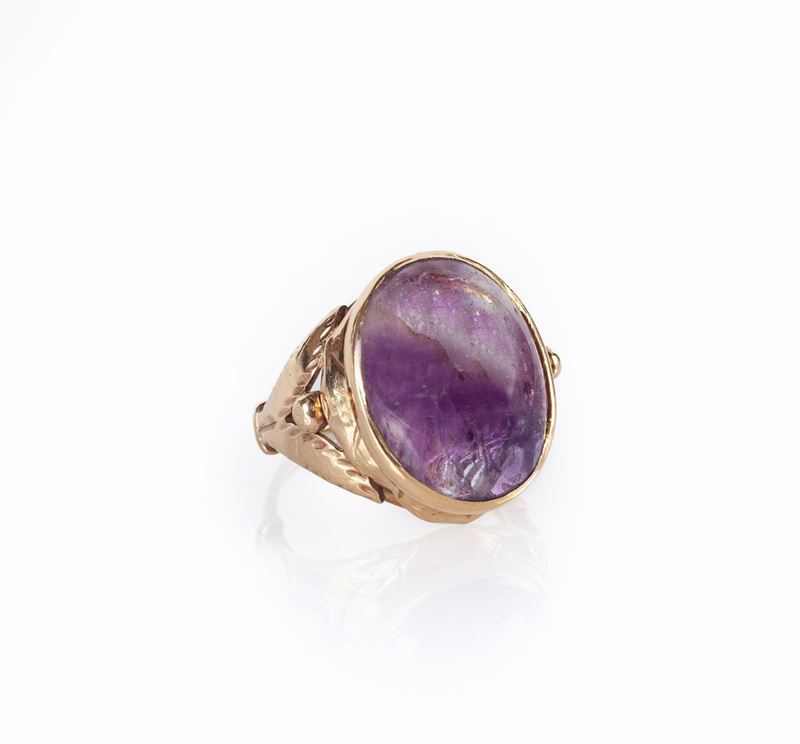 Anello in Oro e Ametista