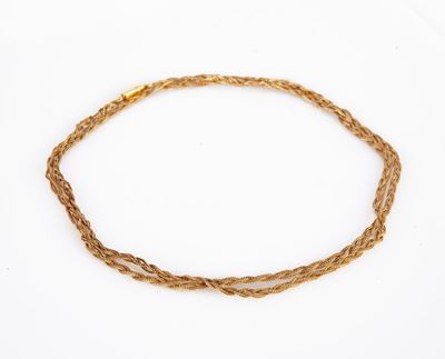 Catena in Oro a Maglia Intrecciata
