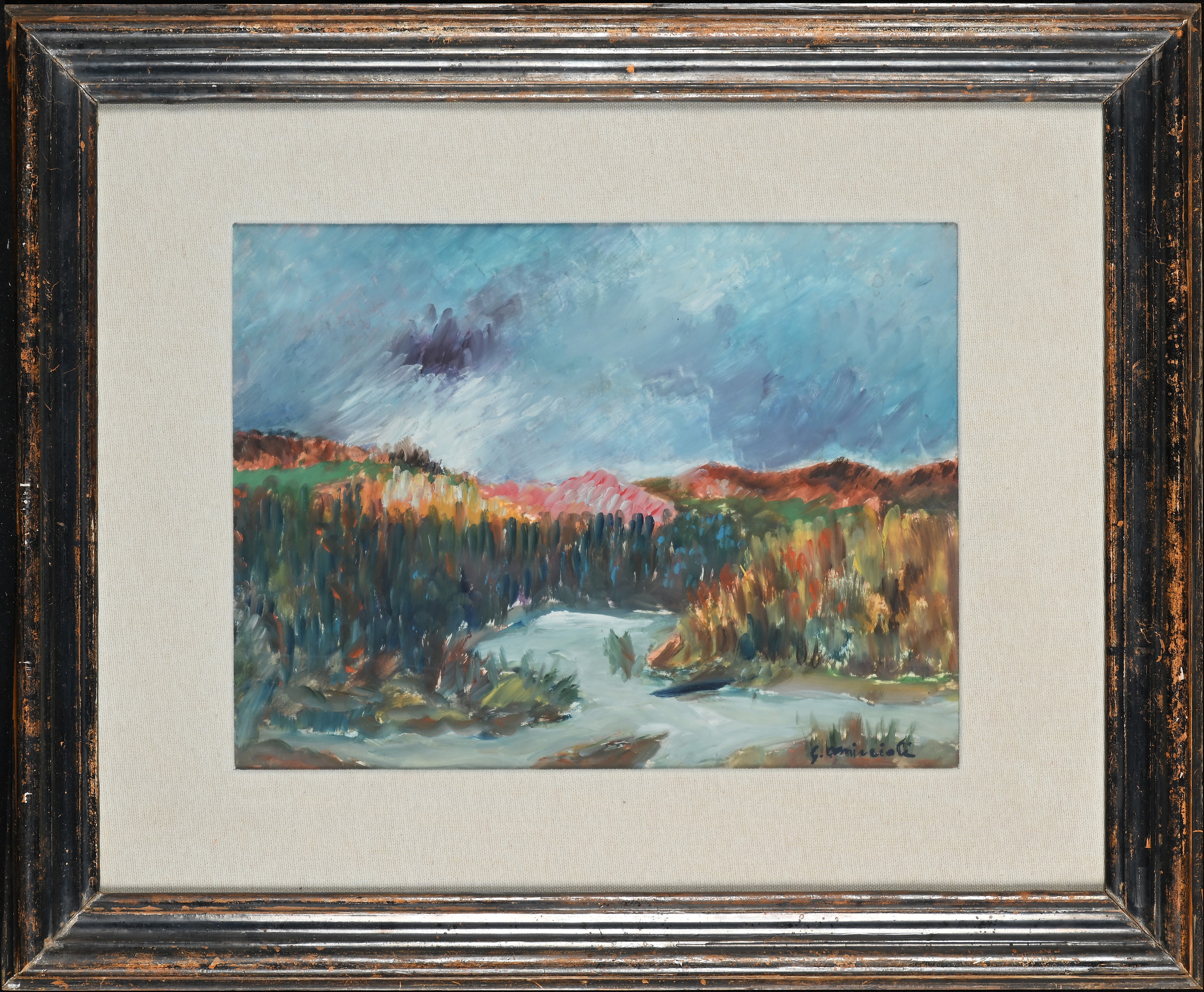 Giovanni Omiccioli - Paesaggio con Fiume