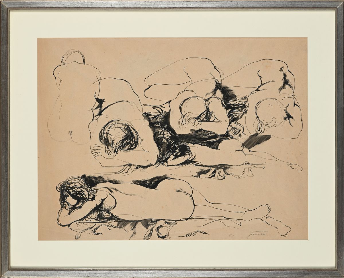 Piero Guccione - Studio di Nudi