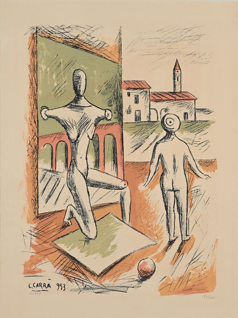 Carlo Carrà - Manichino e Bambola