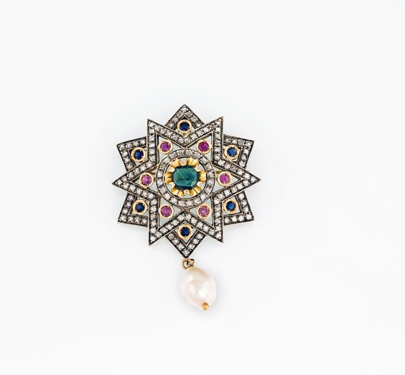 Spilla in Oro e Argento