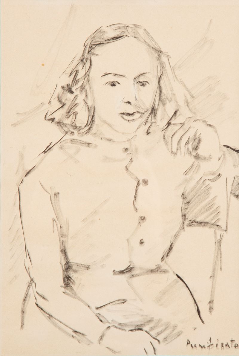 Domenico Purificato - Ritratto di Donna