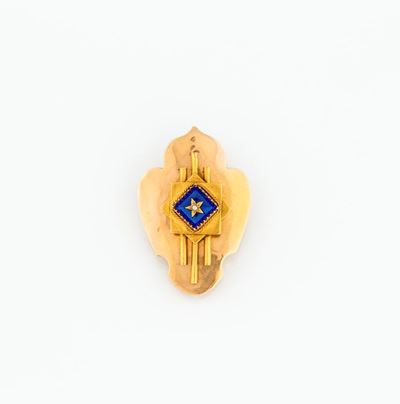 Spilla in Oro Giallo Inizio Secolo XIX con Segreto