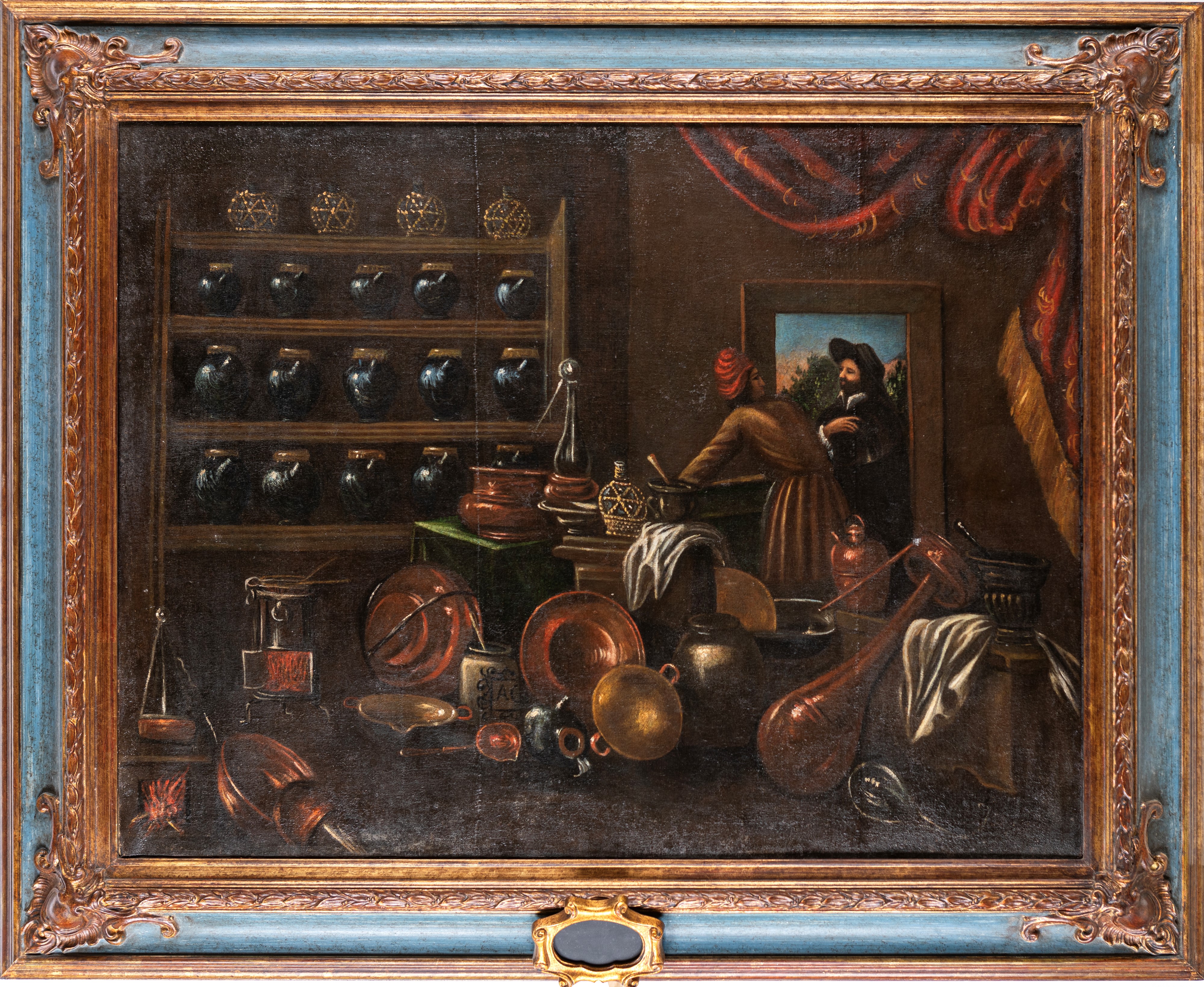 Scuola Toscana del XVII Secolo - Interno di Cucina