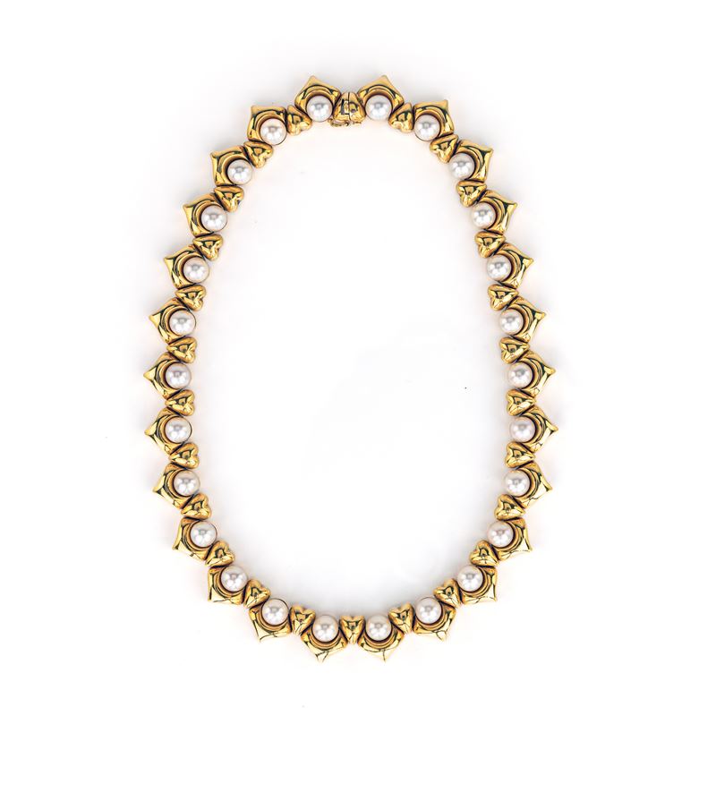 Girocollo in Oro con Perle