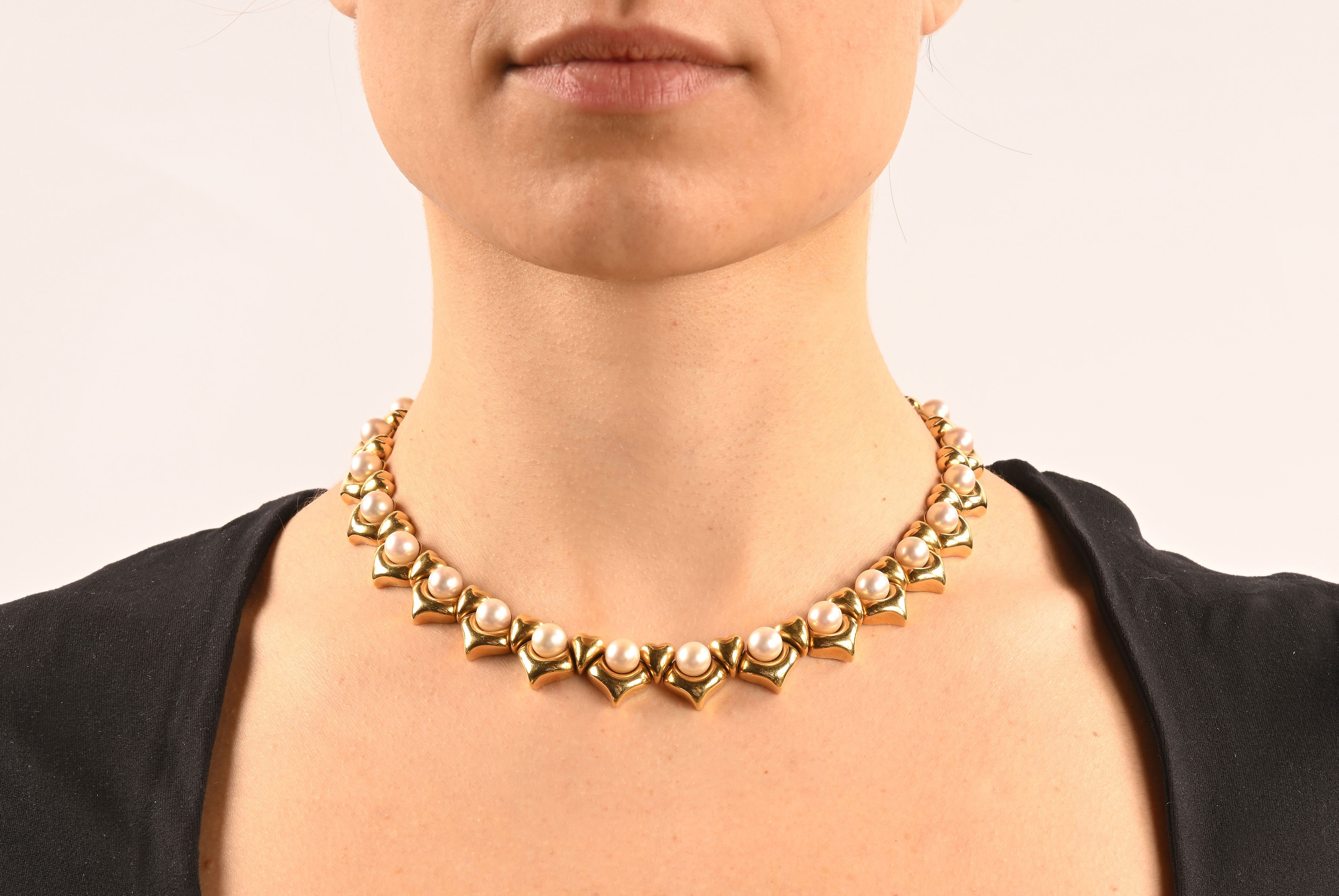 Girocollo in Oro con Perle