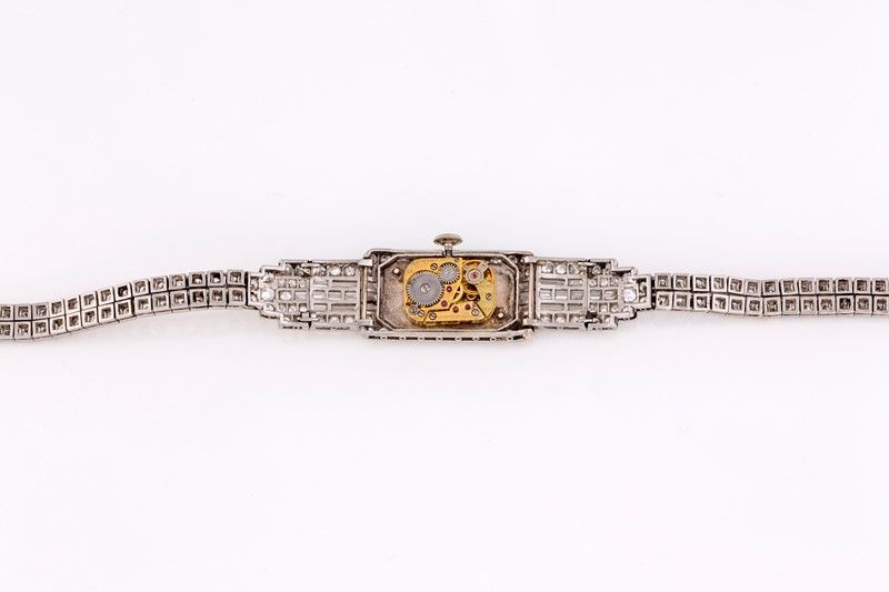 Boucheron ,orologio Art Deco in Platino e Diamanti