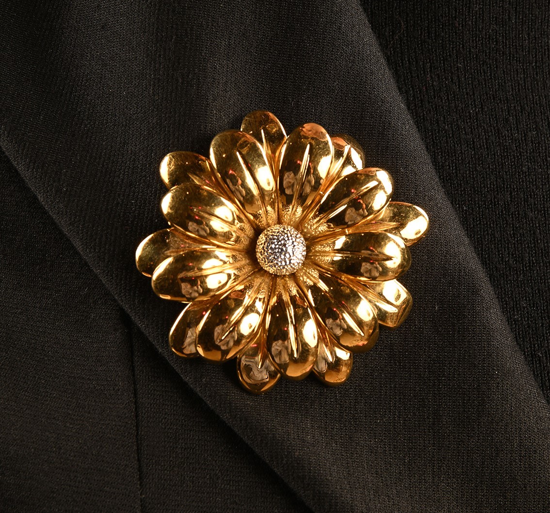 Grande Spilla a Fiore in Oro