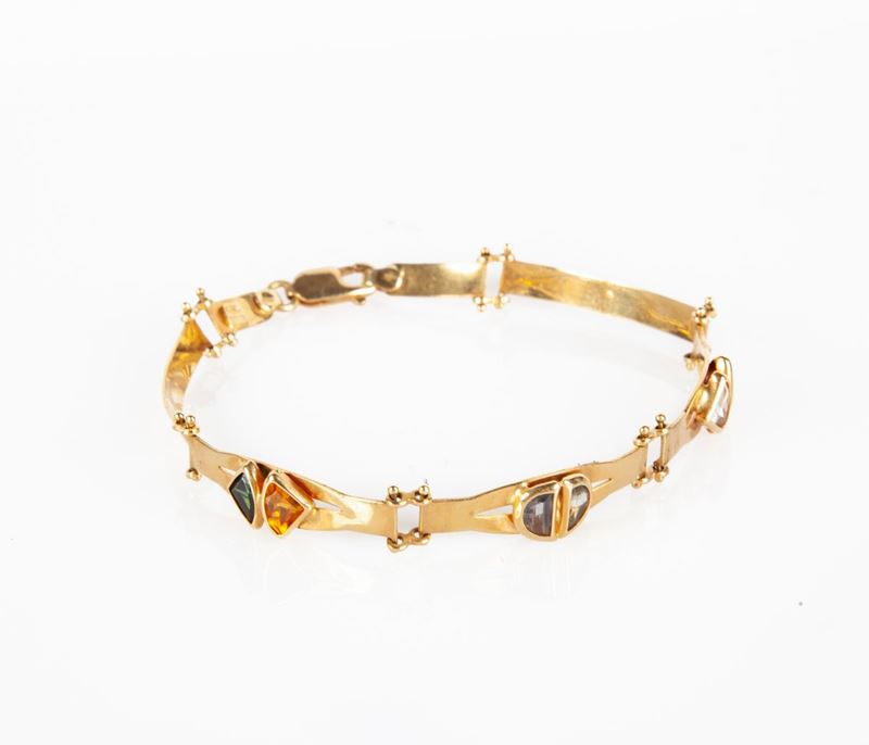 Bracciale in Oro e Pietre