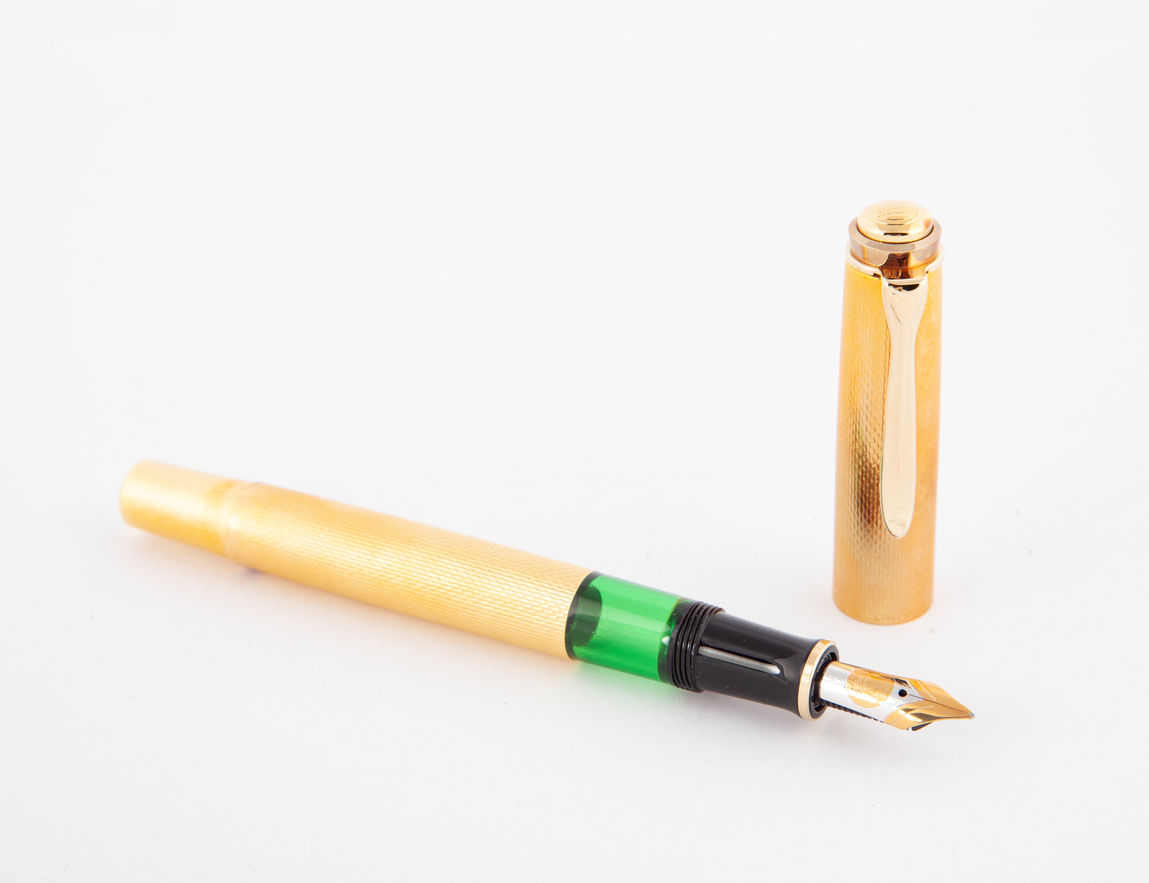 Pelikan Revival M760 Souverain Jubilee 1838-1988 - Penna Stilografica in Metallo Placcato in Oro ...