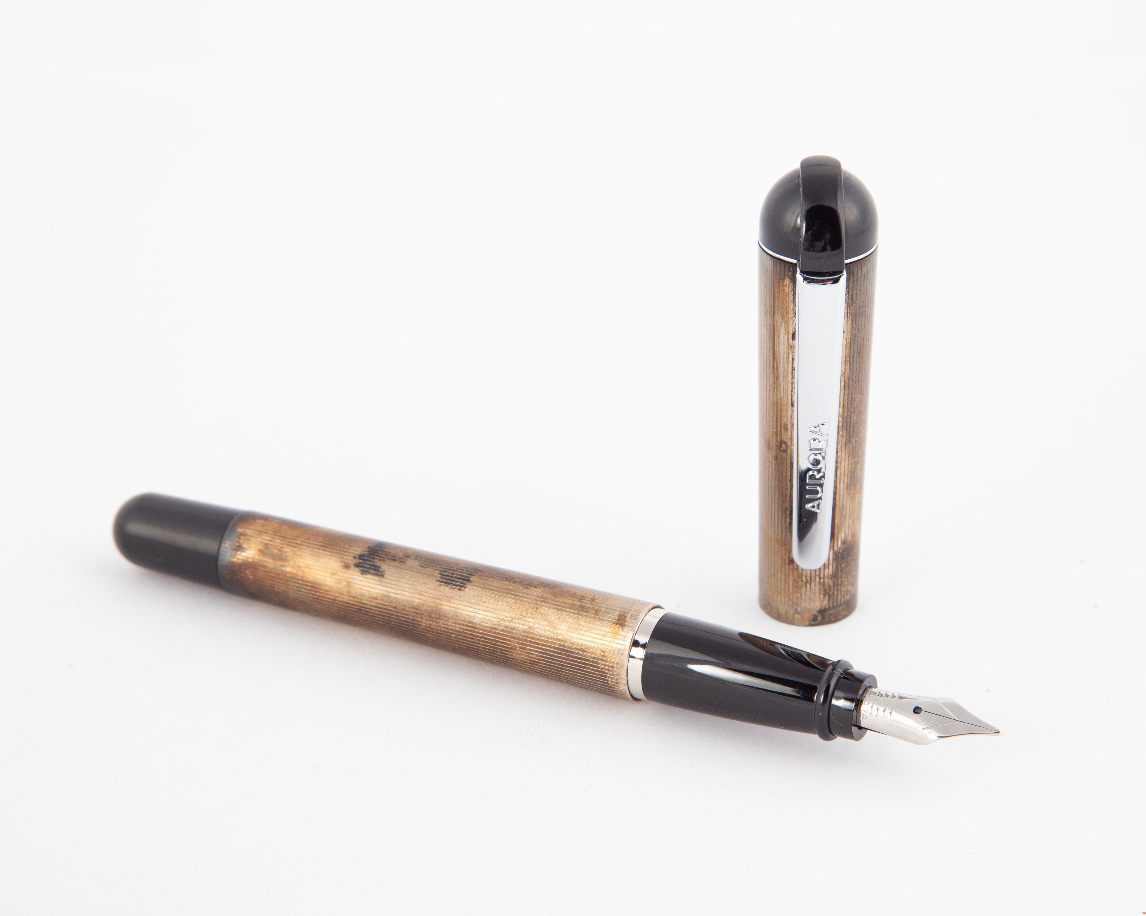 Aurora C27 - Penna Stilografica in Argento 925/000