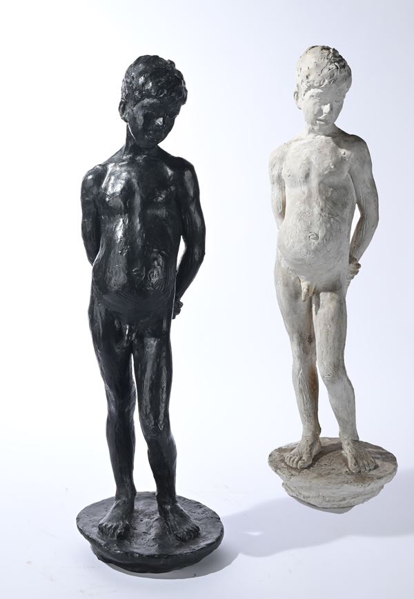 Lotto di due sculture di Lorenzo Guerrini