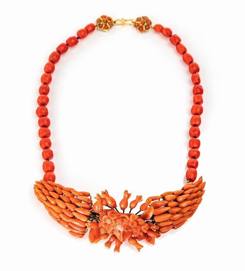 Collana Antica in Corallo