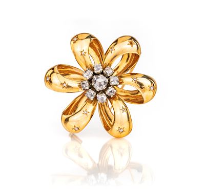 Spilla in Oro e Diamanti