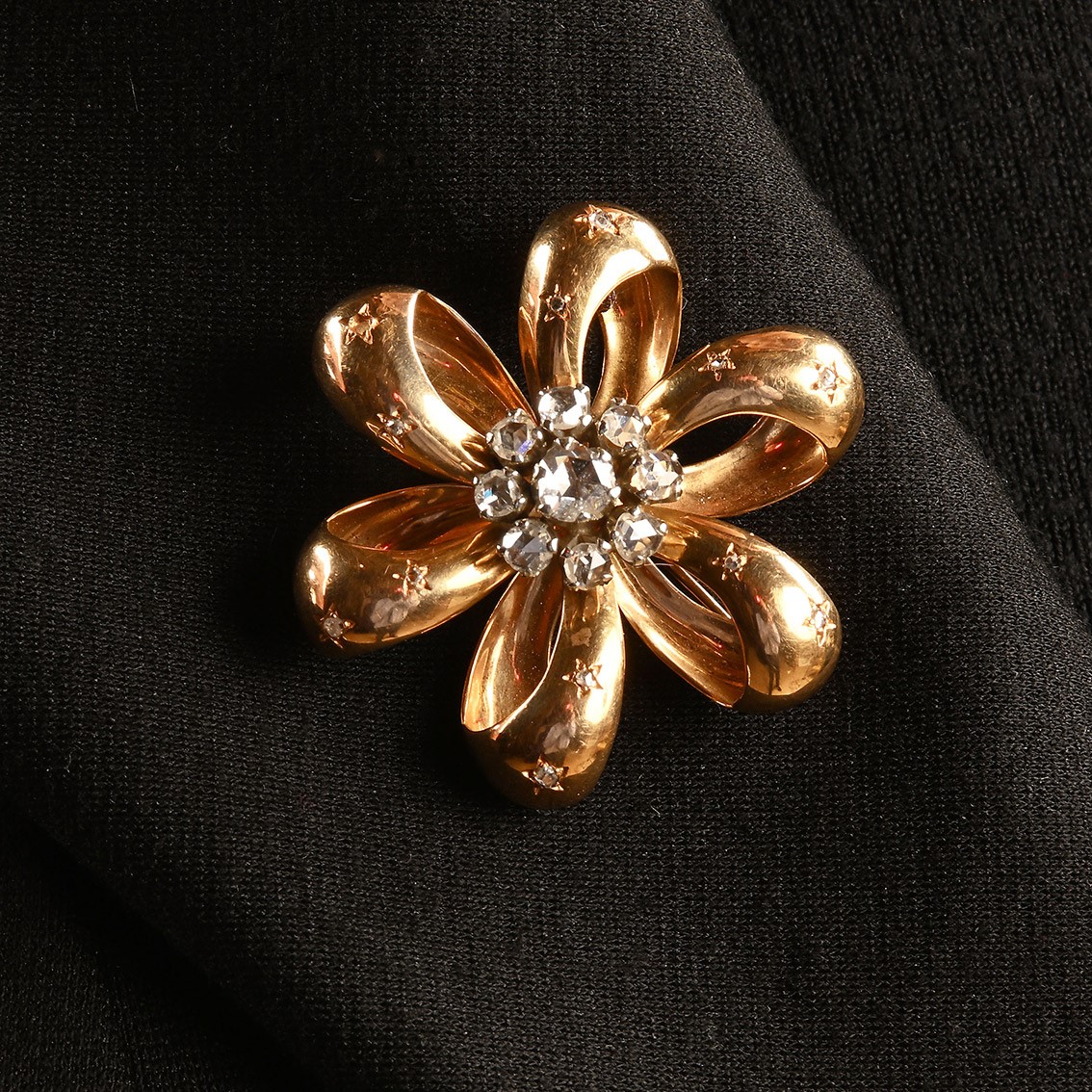 Spilla in Oro e Diamanti