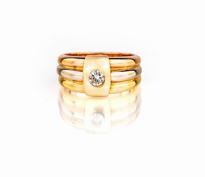 Cartier Anello in Oro e Brillante