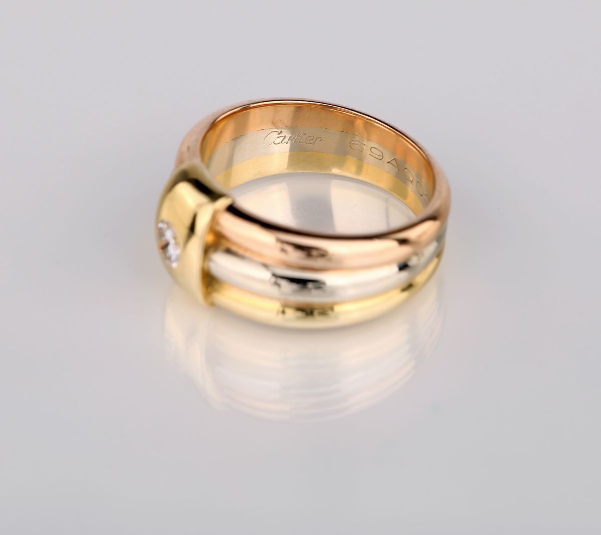 Cartier Anello in Oro e Brillante