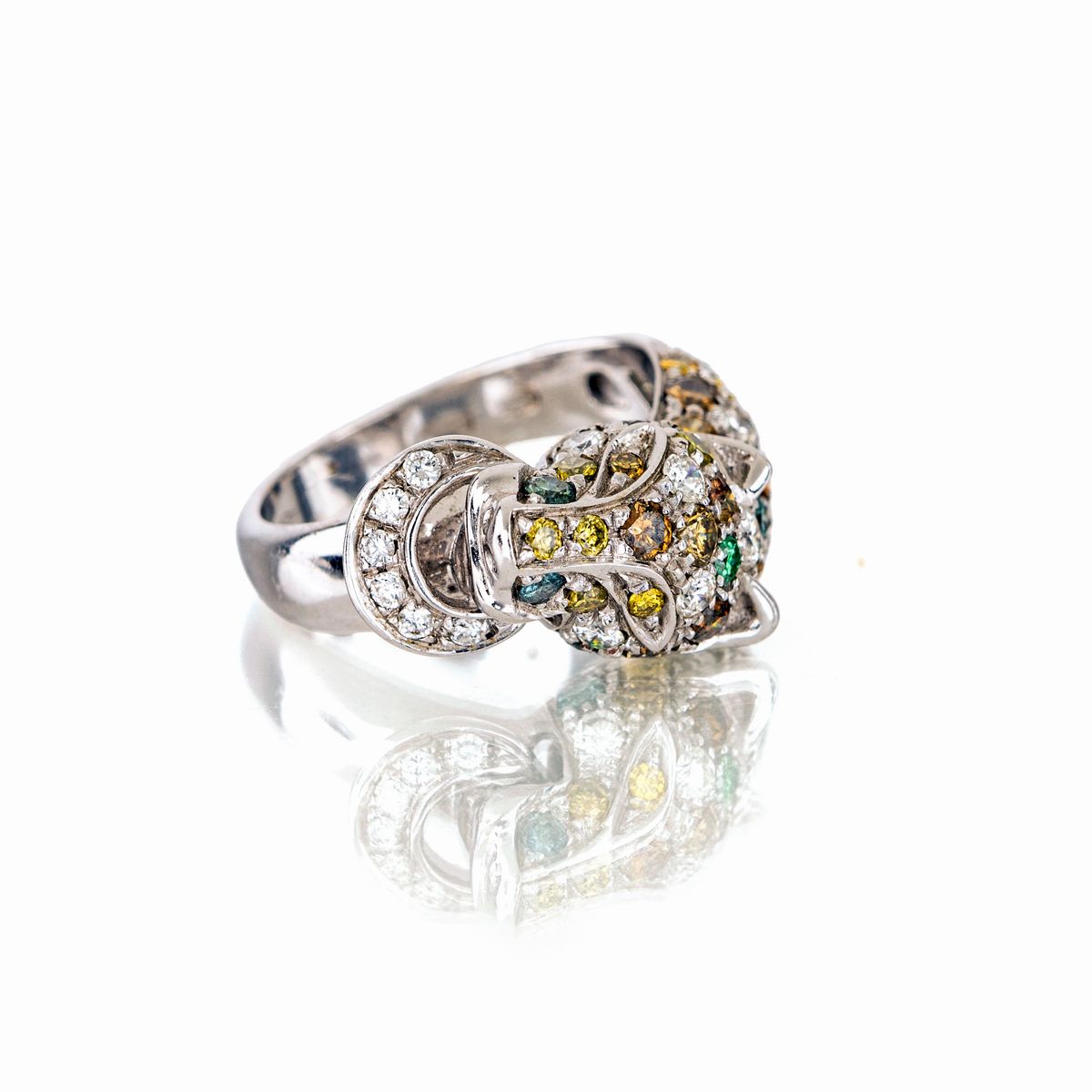 Anello Animalier in Oro e Brillanti