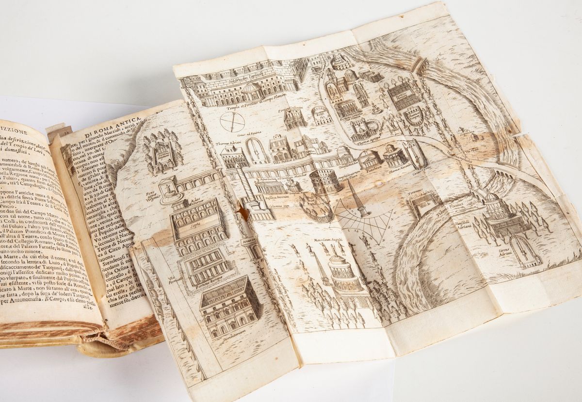 Descrizione di Roma Antica Formata Nuovamente con le Autorita Bartolomeo Marliani, di Onofrio Pan...