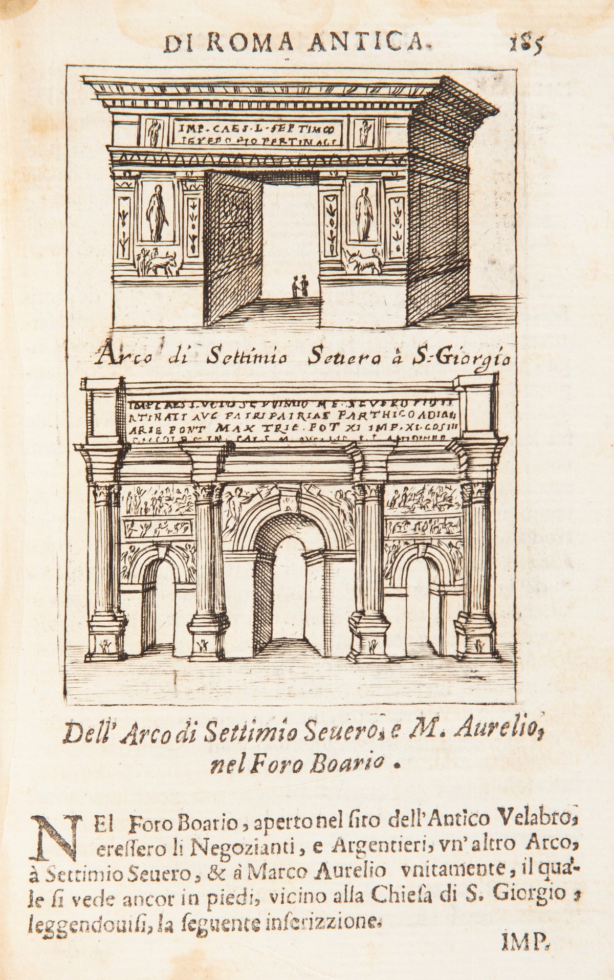 Descrizione di Roma Antica Formata Nuovamente con le Autorita Bartolomeo Marliani, di Onofrio Pan...
