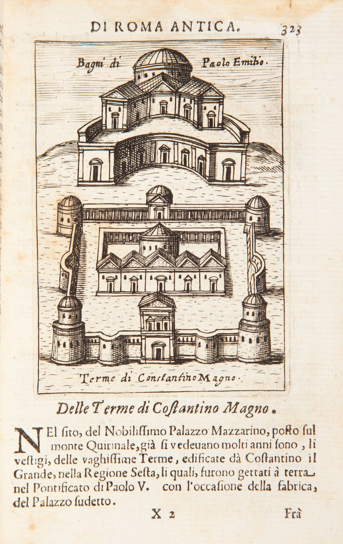 Descrizione di Roma Antica Formata Nuovamente con le Autorita Bartolomeo Marliani, di Onofrio Pan...