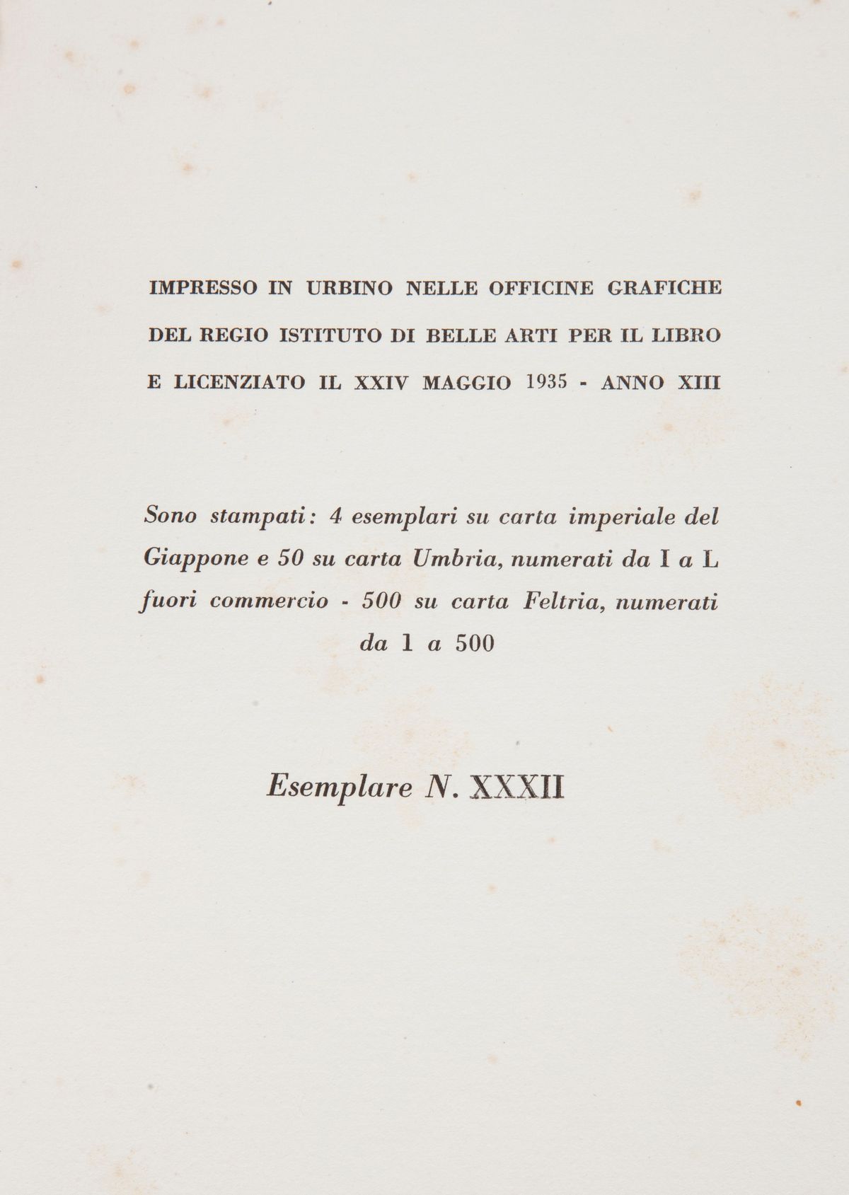 L'aratro e la Spada. Poesia di Ettore Serra. Edizione Limitata