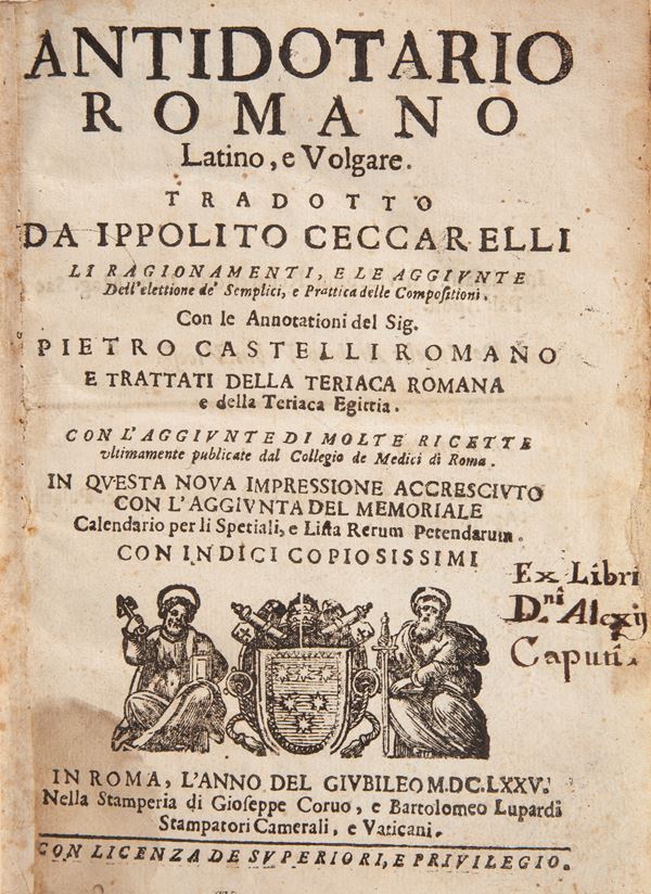 Vocabolario latino-italiano del 1814, 2 volumi - Asta Antiquariato