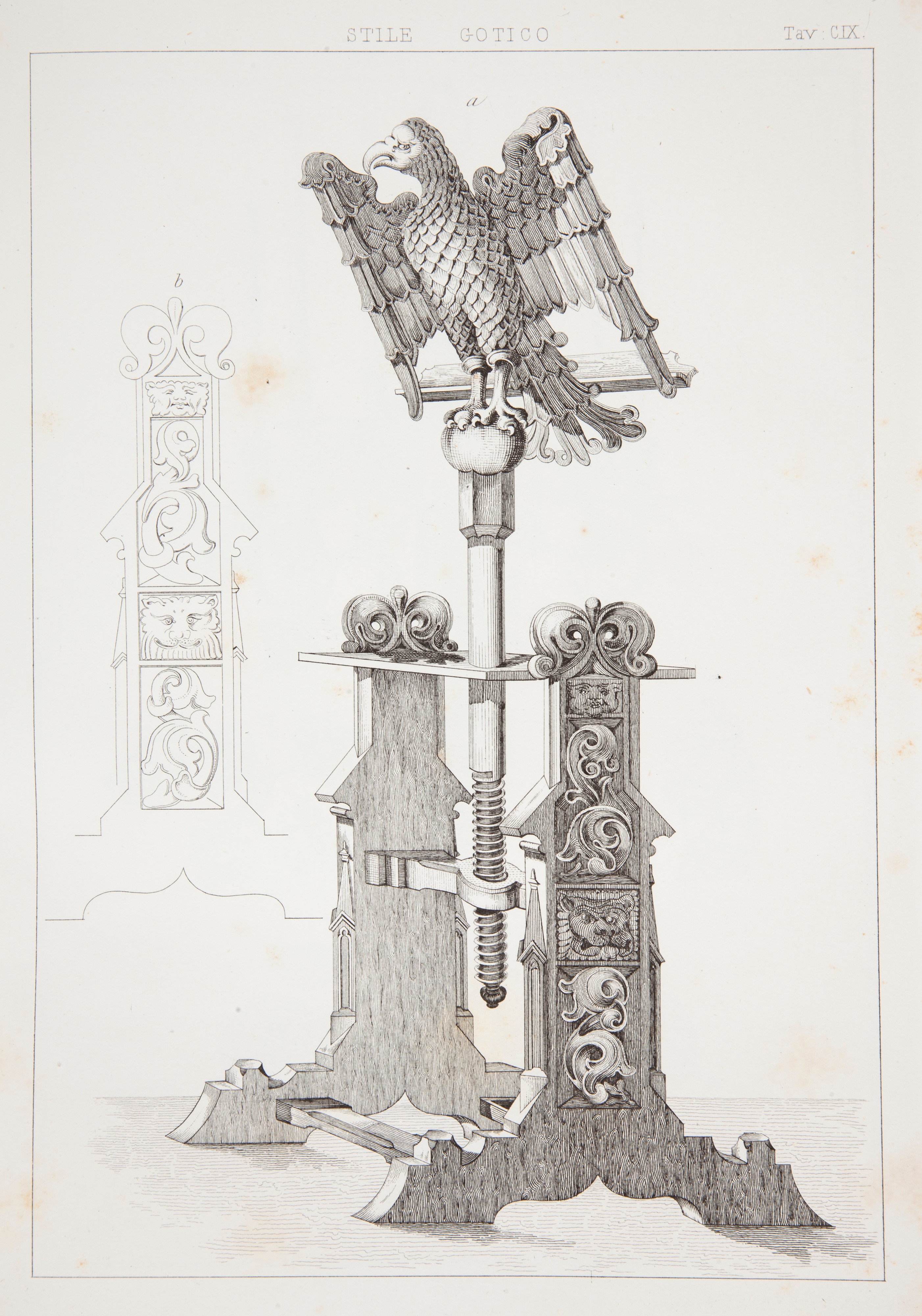 Karl Heideloff - Raccolta De' Migliori Ornamenti del Medio Evo e Profili di Architettura Gotica D...