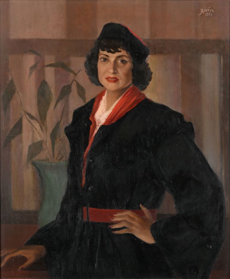 Alberto Ziveri - Ritratto di Anna Laetitia Pecci Blunt
