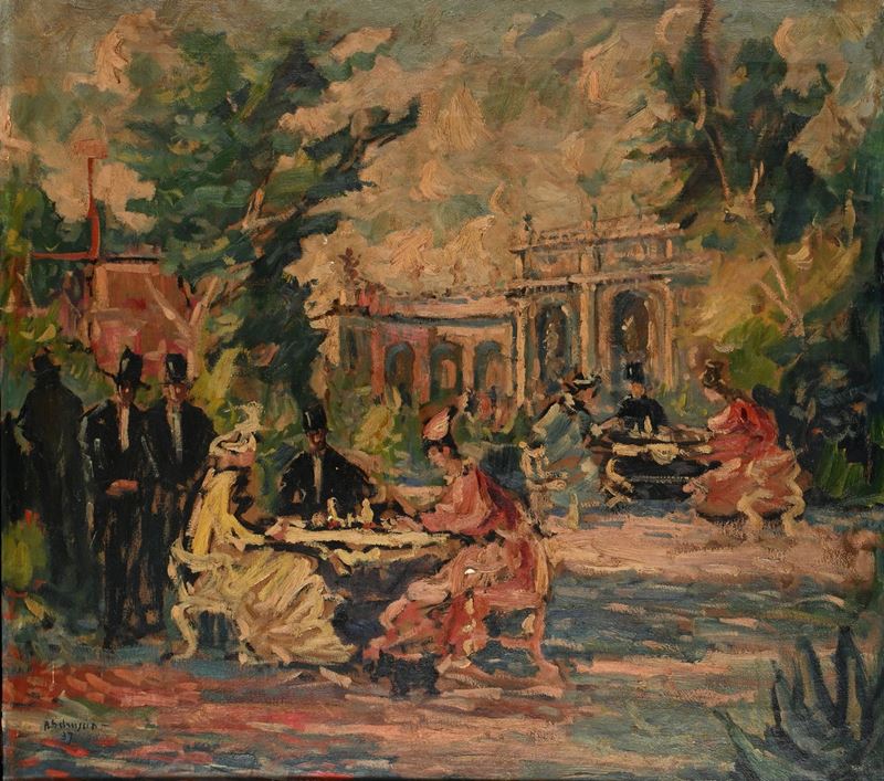 Achille Sdruscia - La Partita di Scacchi al Parco