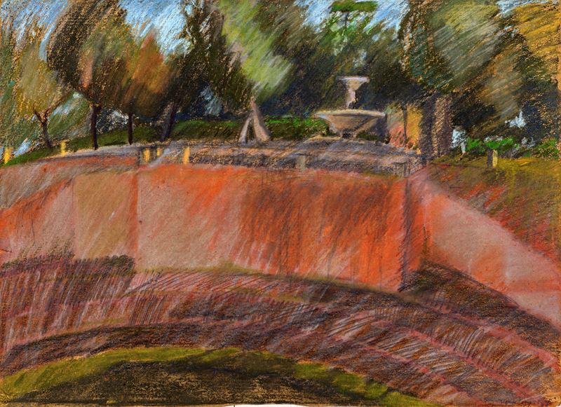 Thomas Corey - Parco Romano con Fontanile