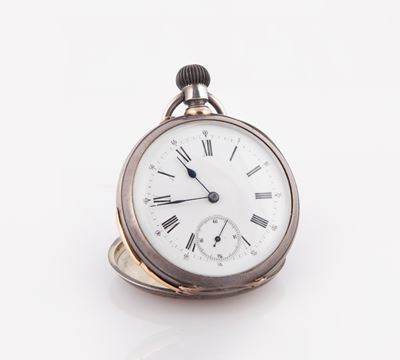 Anonimo - Orologio da Tasca in Argento con Ripetizione, Ore, Quarti e Minuti a Gong. Movimento co...