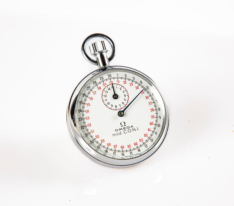 Omega - Contasecondi Modello C.o.n.I. Cassa in Acciaio. Carica Remontoir