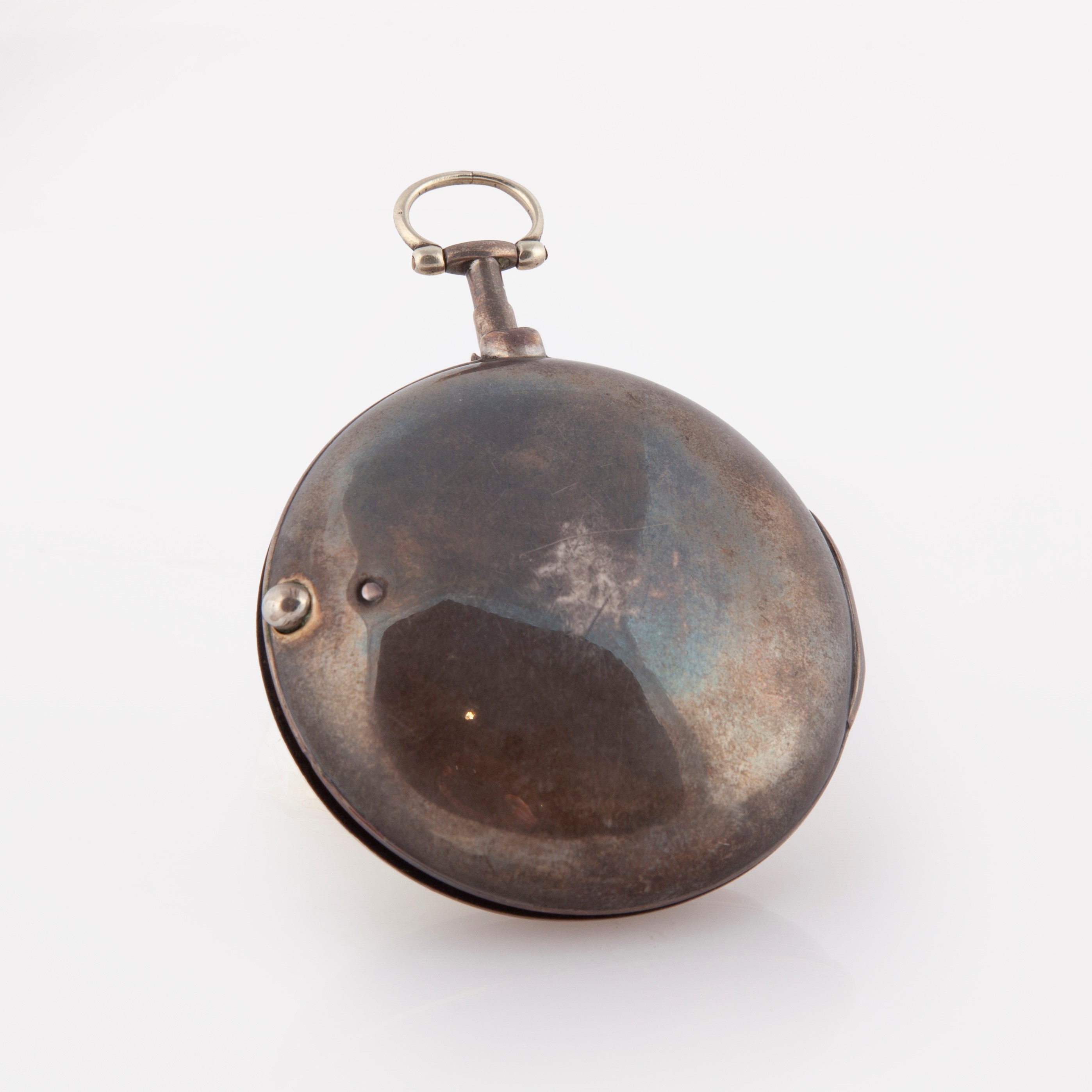 Anonimo Inglese - Orologio da Tasca con Cassa e Controcassa in Argento. Carica a Conoide, Scappam...
