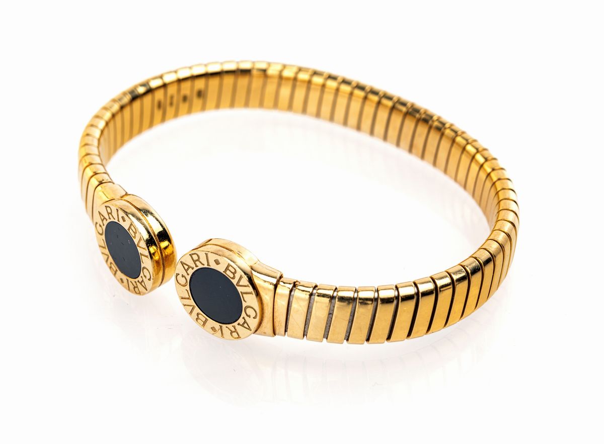 Bulgari Bracciale Tubogas in Oro