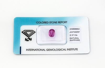 Zaffiro Naturale Purplish Pink