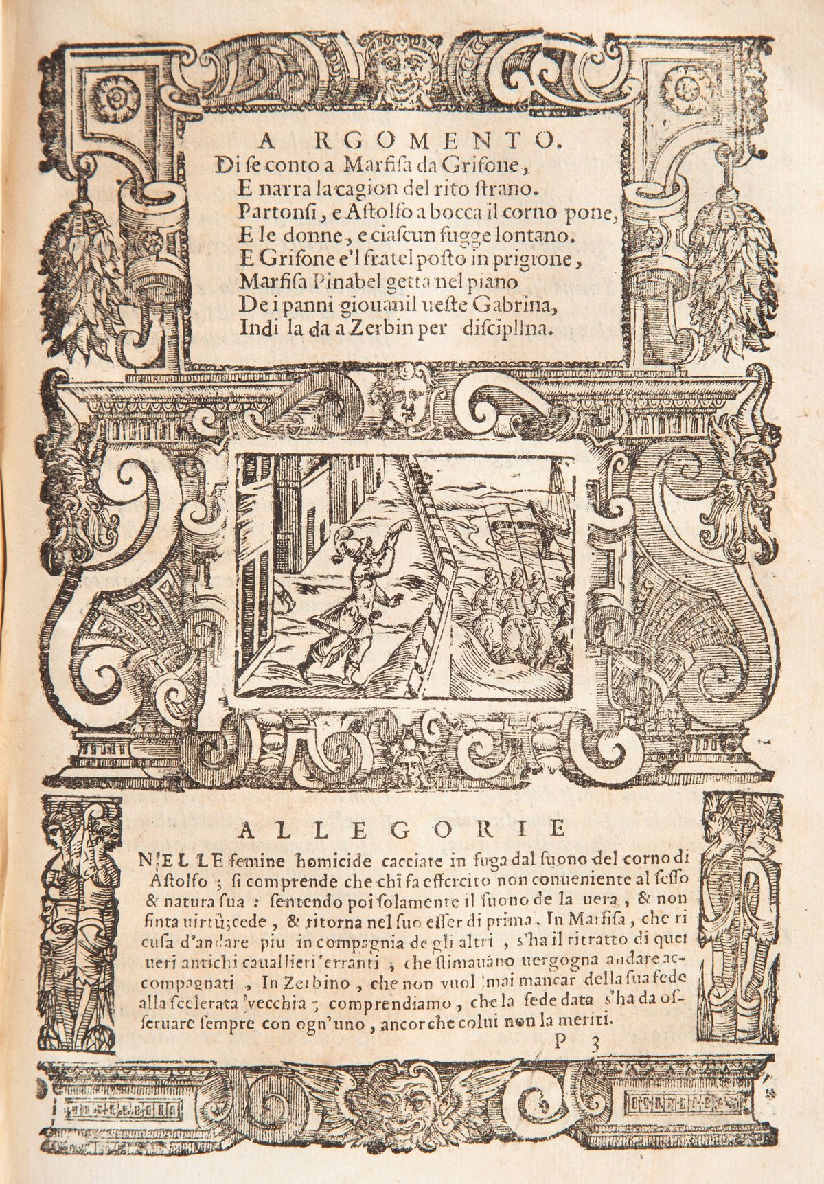 Ludovico Ariosto - Orlando Furioso. Nuovamente ristampato e corretto Con nuovi argomenti di M. Lo...