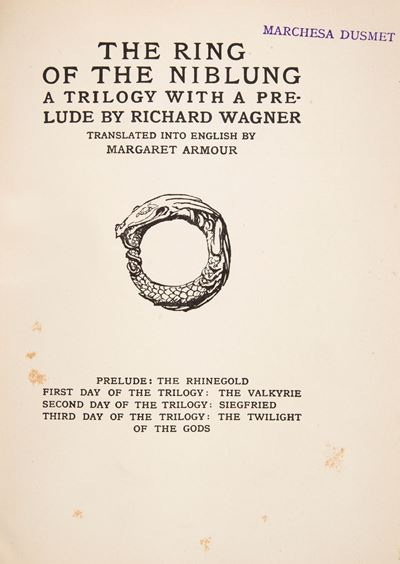 Richard Wagner - Siegfried & The Twilight Of The Gods With Illustrations By Arthur Rackham. Trans...