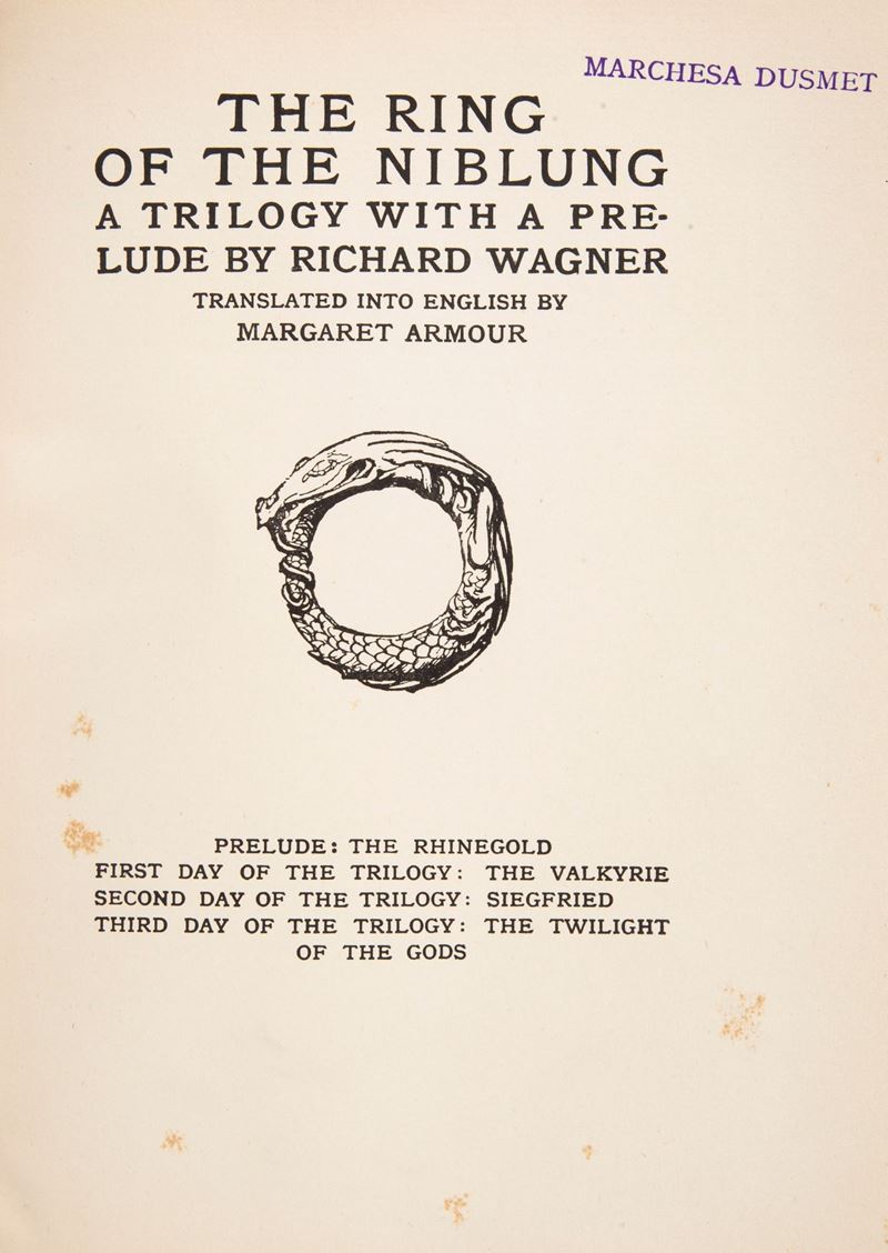 Richard Wagner - Siegfried & The Twilight Of The Gods With Illustrations By Arthur Rackham. Trans...