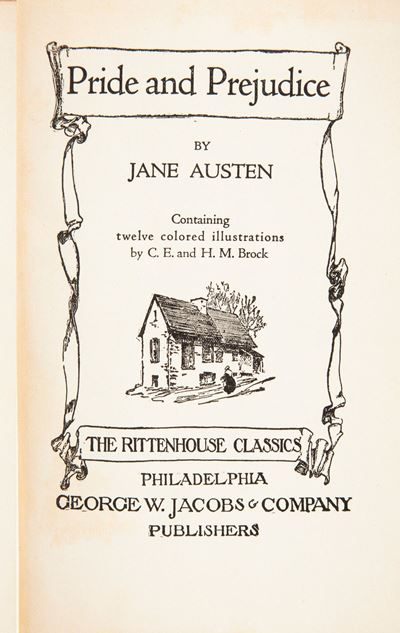 Jane Austen - Pride And Prejudice. Containg Colored Illustrations By C.e. And h.M.brock