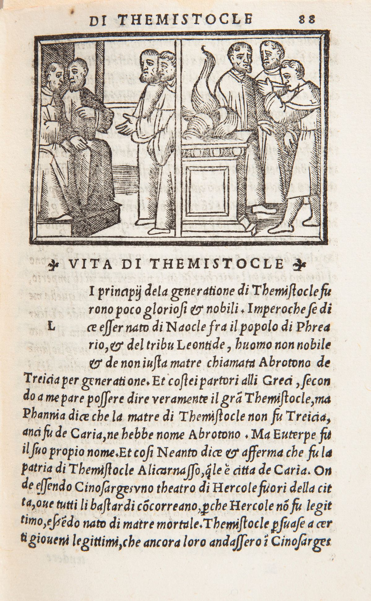 La Prima [e la Seconda] Parte delle Vite di Plutarcho di Greco in Latino: & di Latino in Volgare ...