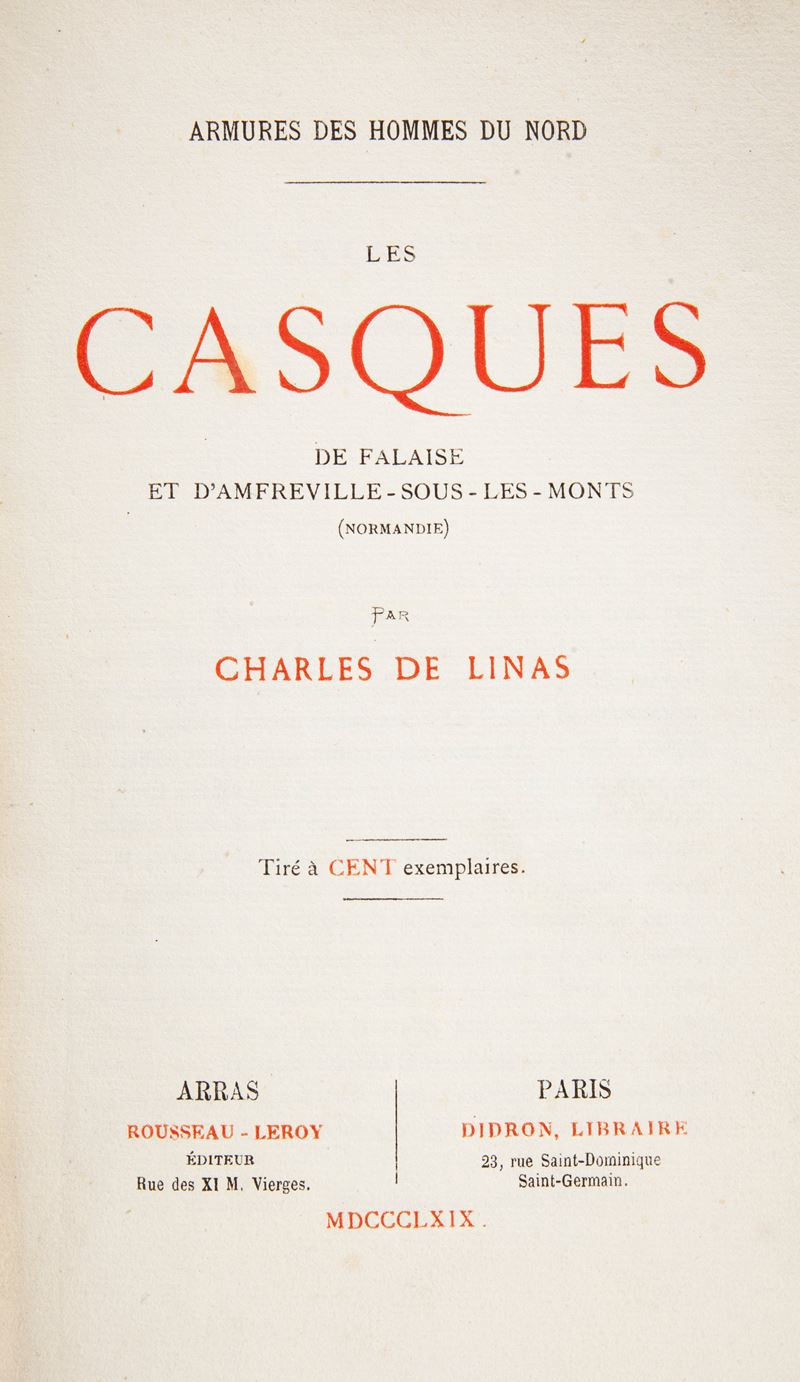 Charles De Linas - Les Casques De Falaise et d'Amfreville-sous-les-monts
