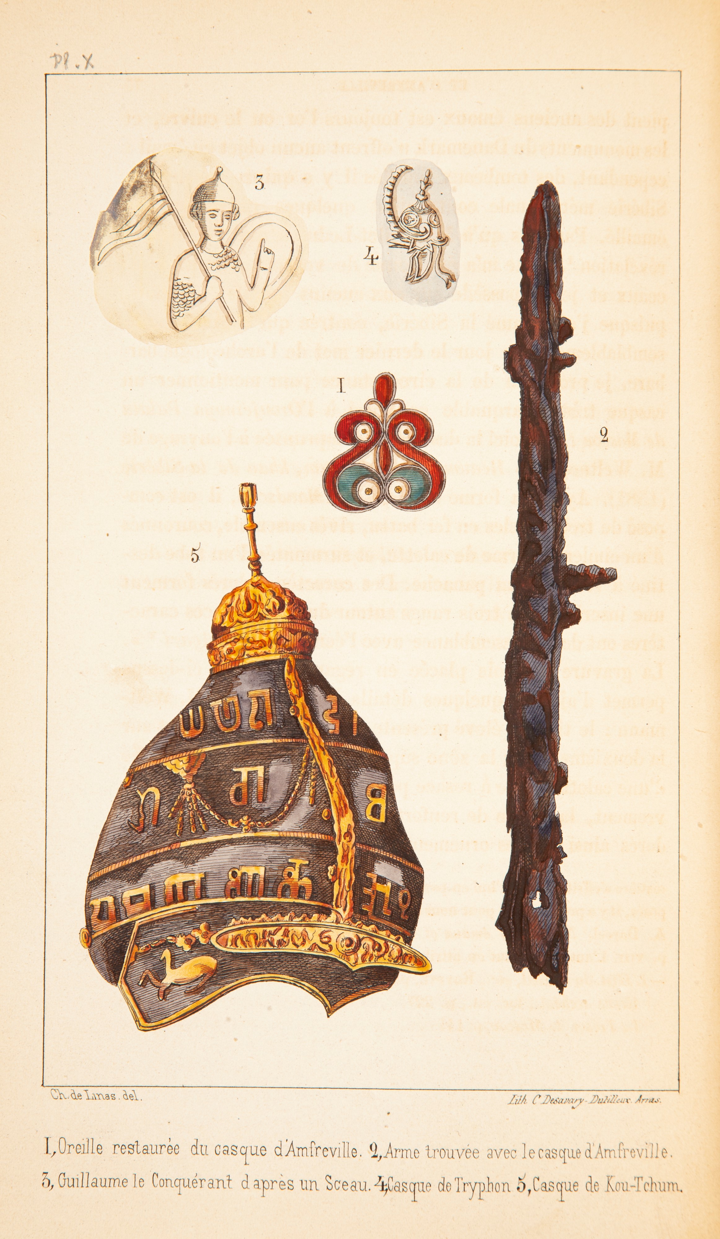 Charles De Linas - Les Casques De Falaise et d'Amfreville-sous-les-monts