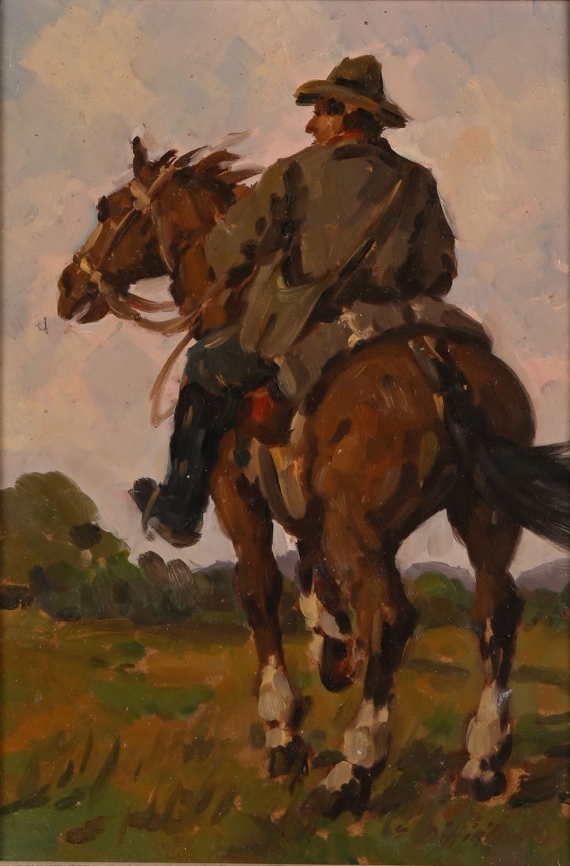 Sergio Difficili - Uomo a Cavallo