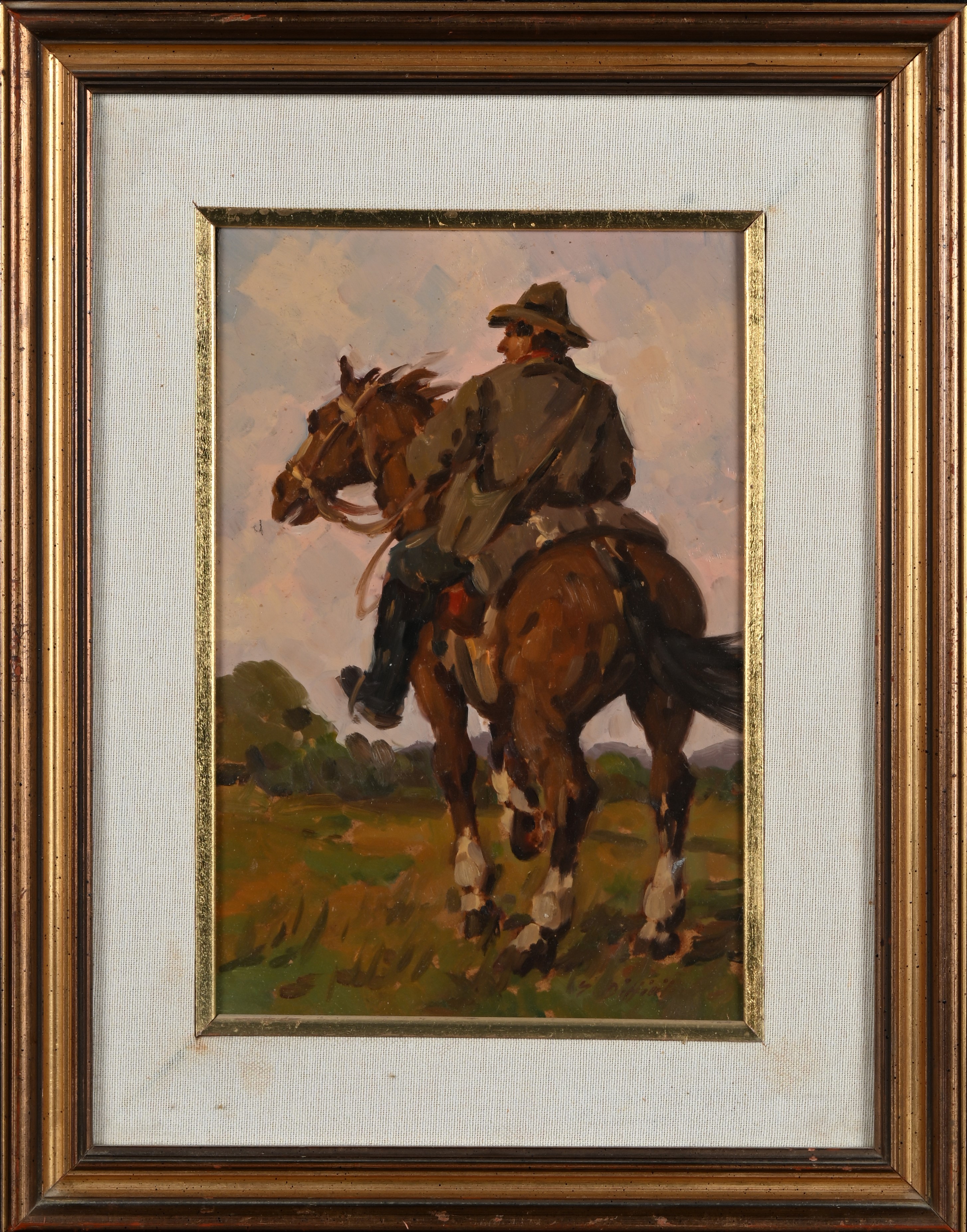 Sergio Difficili - Uomo a Cavallo